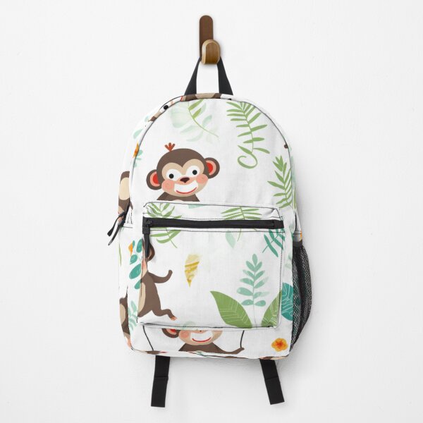 Item preview, Happy positive monkeys pattern  designed and sold by SmileshareShop.