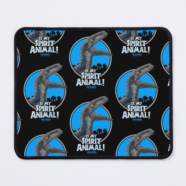 Item preview, Blue Is my spirit animal, velociraptor, blue, jurassic world designed and sold by 4gottenlore.