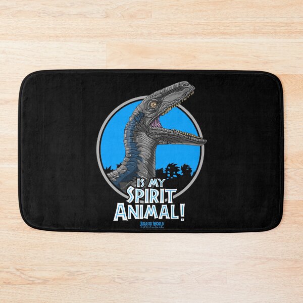 Item preview, Blue Is my spirit animal, velociraptor, blue, jurassic world designed and sold by 4gottenlore.