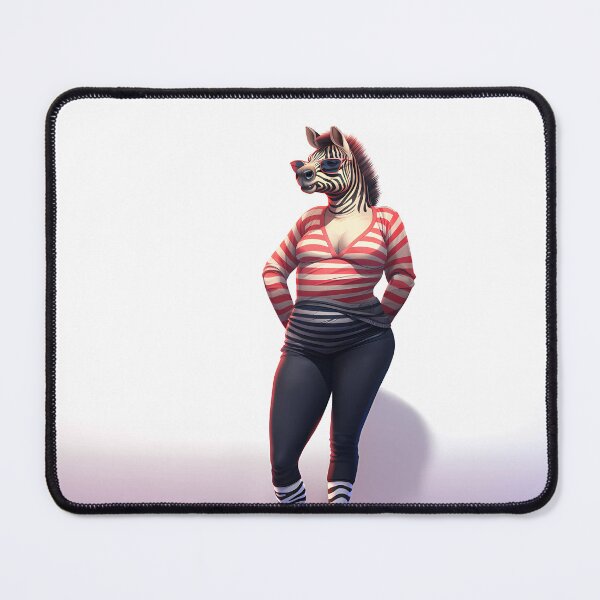 Item preview, Anthropomorphic female zebra designed and sold by angelf891.