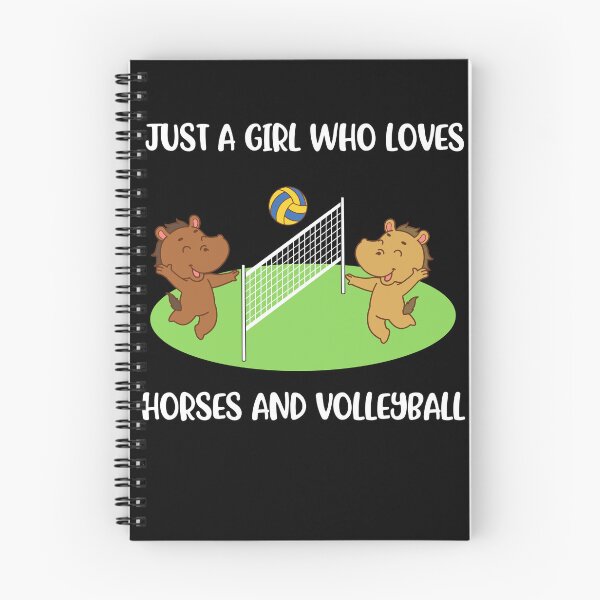 Item preview, Horses And Volleyball Funny Volleyball Gift designed and sold by CatRobot.