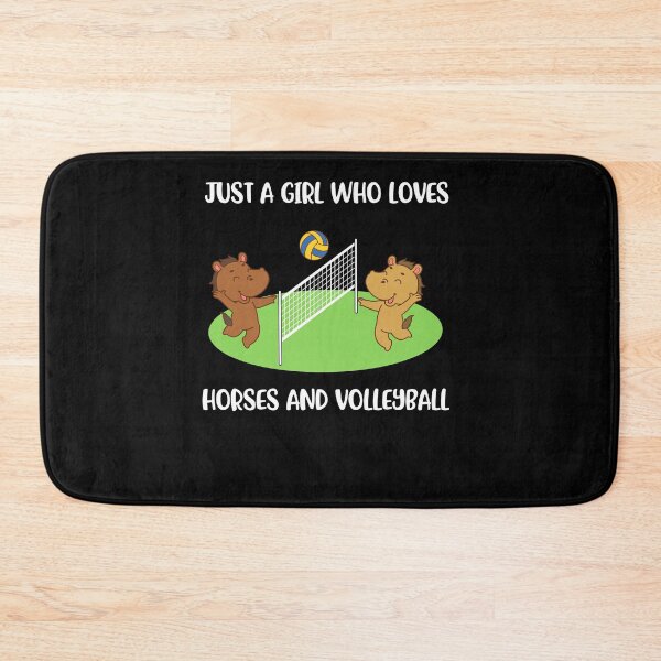 Item preview, Horses And Volleyball Funny Volleyball Gift designed and sold by CatRobot.