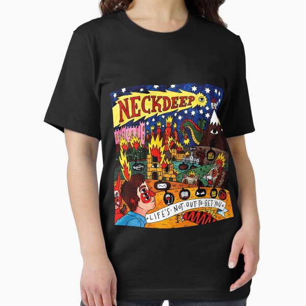 NECK DEEP 2024 Tシャツ 2XL Neck Deep Long Sleeve T-Shirts for Sale - Pixels Merch