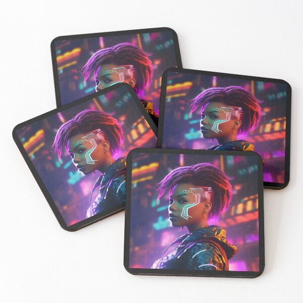 Item preview, African American Woman Cyberpunk designed and sold by thecrouchshirt.
