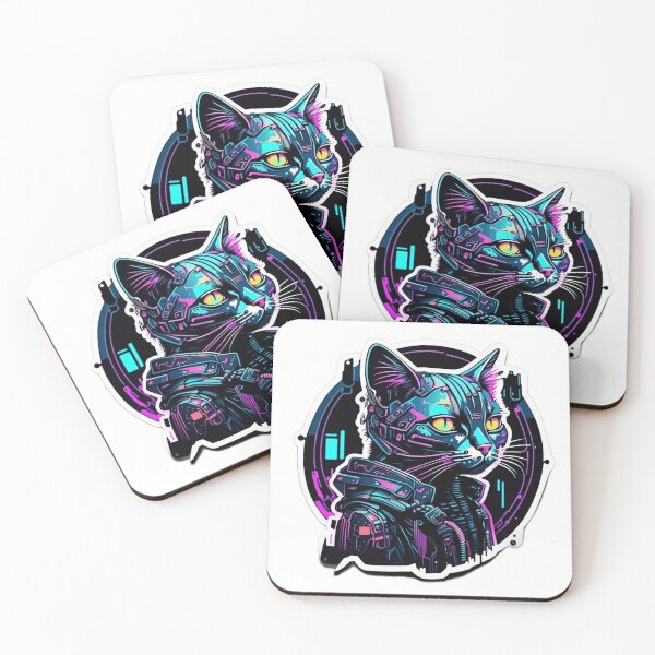 Item preview, The Neon Whisker Chronicles: A Cyberpink Cat's Tale designed and sold by BROWNEESHOUSE.