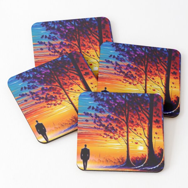 Item preview, Man walking away in the sunset designed and sold by M-Y-A-R-T-.
