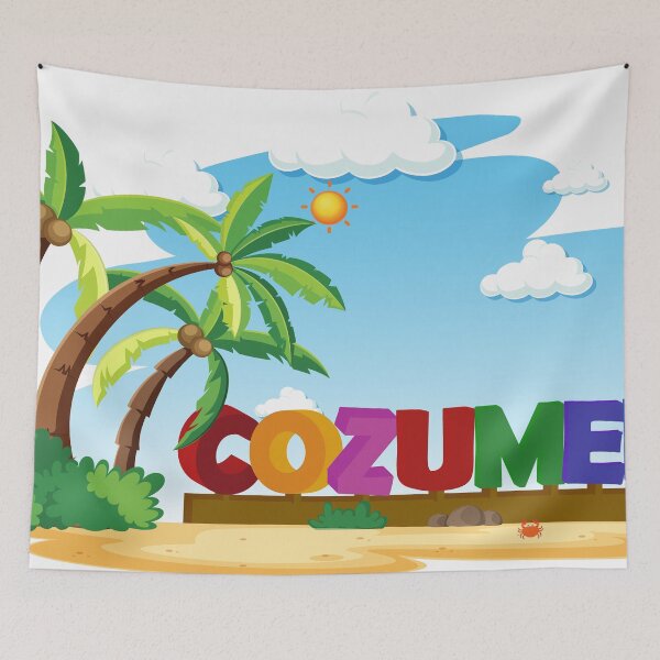 Item preview, Capture the beauty and essence of Cozumel Island with stunning designs perfect for stickers and t-shirts designed and sold by BhadrarjunaArts.