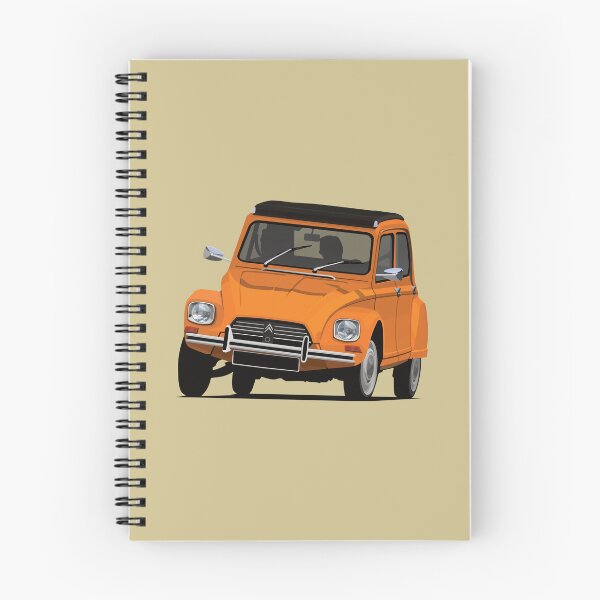 Item preview, Classic car Dyane in orange designed and sold by knappidesign.