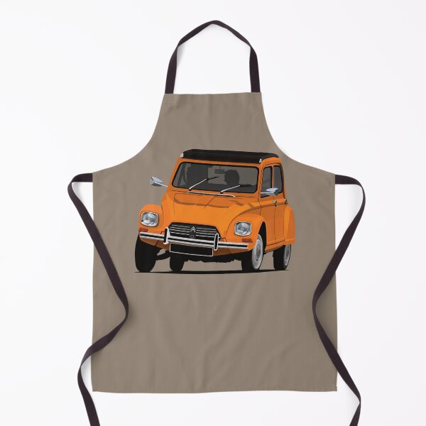 Item preview, Classic car Dyane in orange designed and sold by knappidesign.