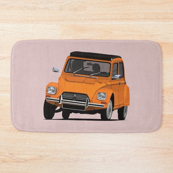 Item preview, Classic car Dyane in orange designed and sold by knappidesign.