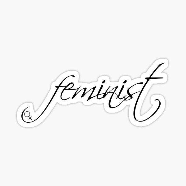 Vista previa del artículo con la obra «Feminista», diseñado y vendido por nyah14.