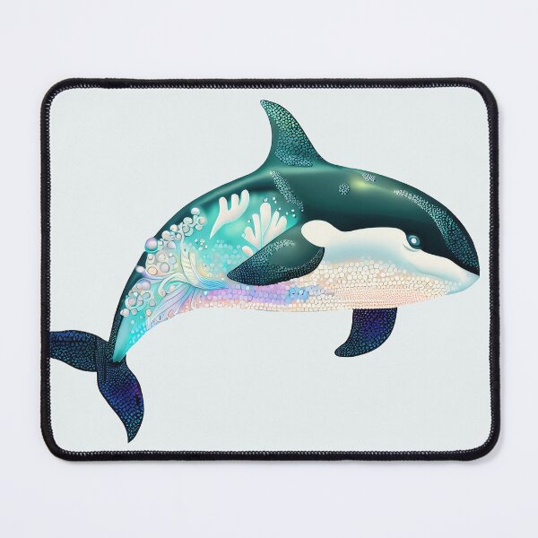 Item preview, Killer Whale with Pearl - Calming Beauty of Sea Life designed and sold by pocketart2023.