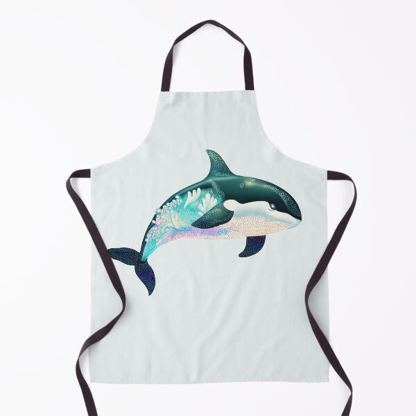 Item preview, Killer Whale with Pearl - Calming Beauty of Sea Life designed and sold by pocketart2023.