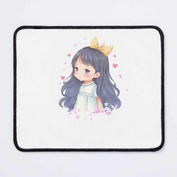 Item preview, Beautiful chibi girl with bow designed and sold by 1Aestheticlife.