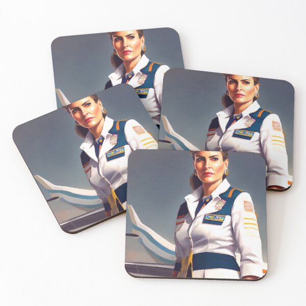 Item preview, Female airline pilot designed and sold by M-Y-A-R-T-.