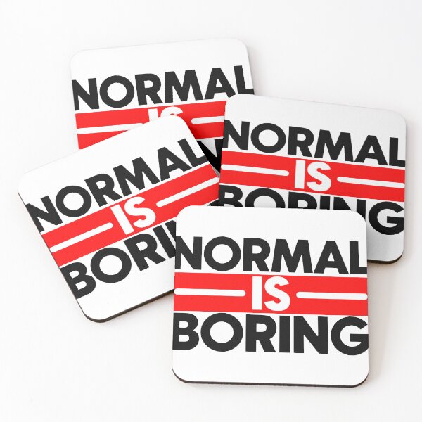 Item preview, normal is boring designed and sold by Bigilyy.