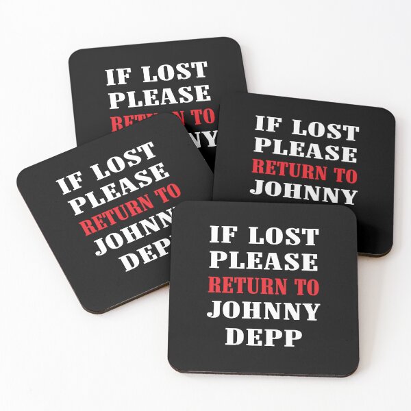 Item preview, Johnny Depp If Lost Please Return To Johnny Depp Classic   designed and sold by Saraustveit.