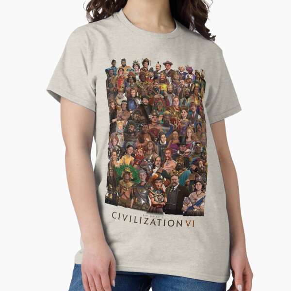 Vista previa del artículo con la obra «Líderes de la Civilización VI», diseñado y vendido por Darkstar1512.