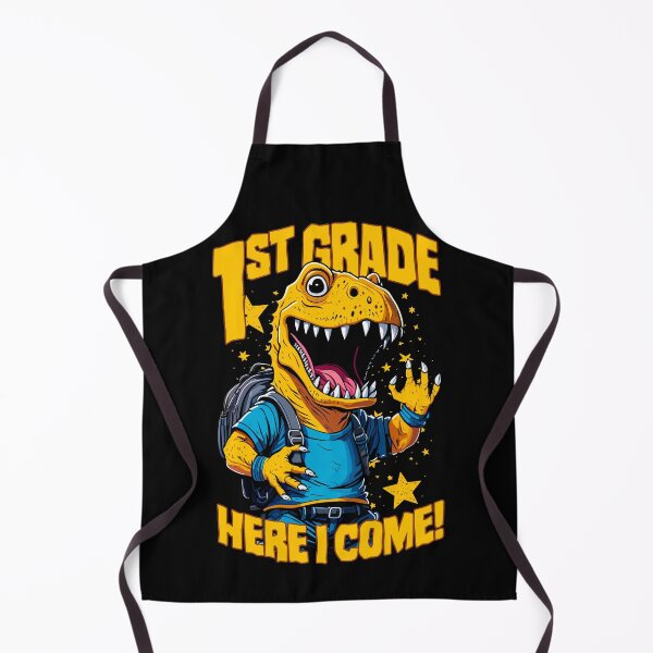 Item preview, 1st Grade Here I Come Back To First Day Of School T-Rex designed and sold by GrandeDuc.