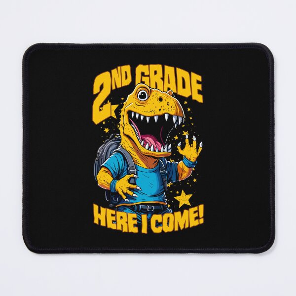 Item preview, 2nd Grade Here I Come Back To First Day Of School T-Rex designed and sold by GrandeDuc.