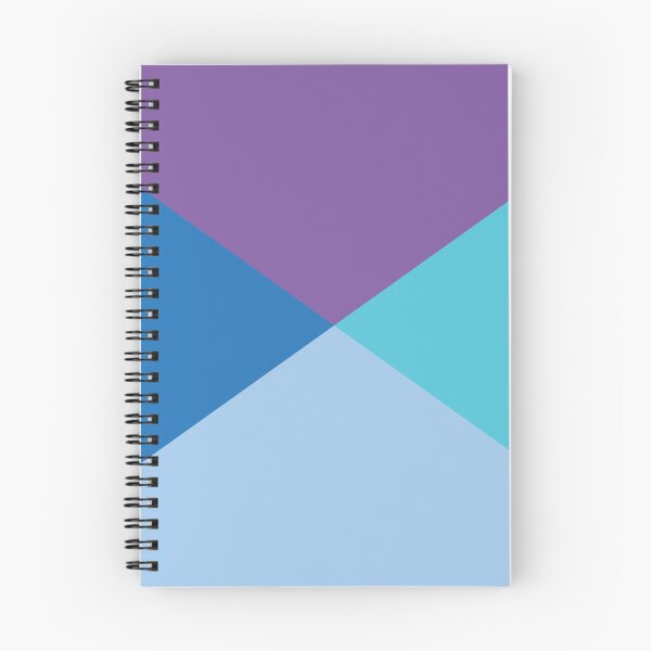 Item preview, Four Triangular Colors | Aqua, Blue, Baby Blue and Orchid designed and sold by rsty11.