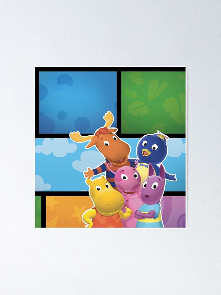 "Backyardigans Pablo Tyrone Tasha Austin Uniqua" Poster for Sale by