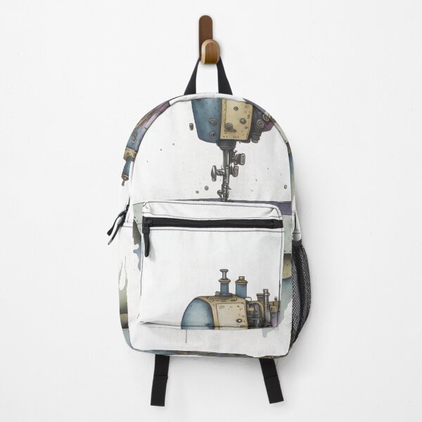 Item preview, Whimsical Stitches: A Watercolor Portrait of a Sewing Machine designed and sold by RabbitProjectUK.