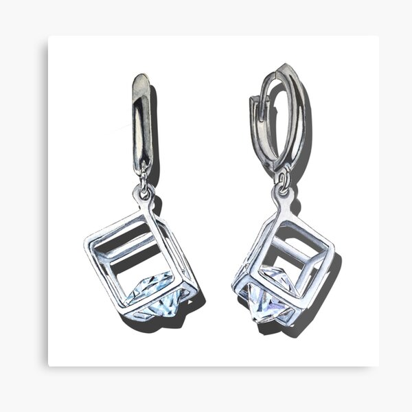 Favorite earrings Metal Print