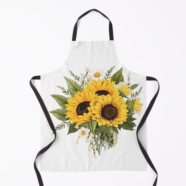 Item preview, Elegant Sunflowers Bouquet with Wildflowers designed and sold by BlushPearls.