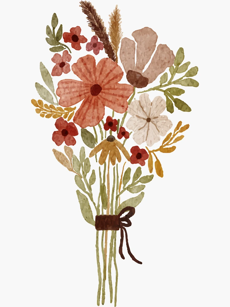 Fall Bouquet Sticker 02/ Flower Sticker