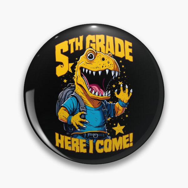 Item preview, 5th Grade Here I Come Back To First Day Of School T-Rex designed and sold by GrandeDuc.