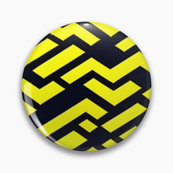 Item preview, Abstract Yellow and Black Maze Pattern designed and sold by calibrit.