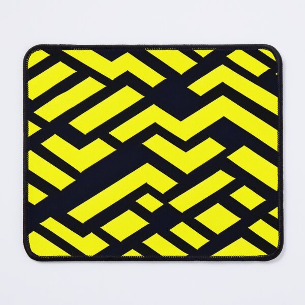 Item preview, Abstract Yellow and Black Maze Pattern designed and sold by calibrit.