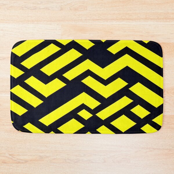 Item preview, Abstract Yellow and Black Maze Pattern designed and sold by calibrit.