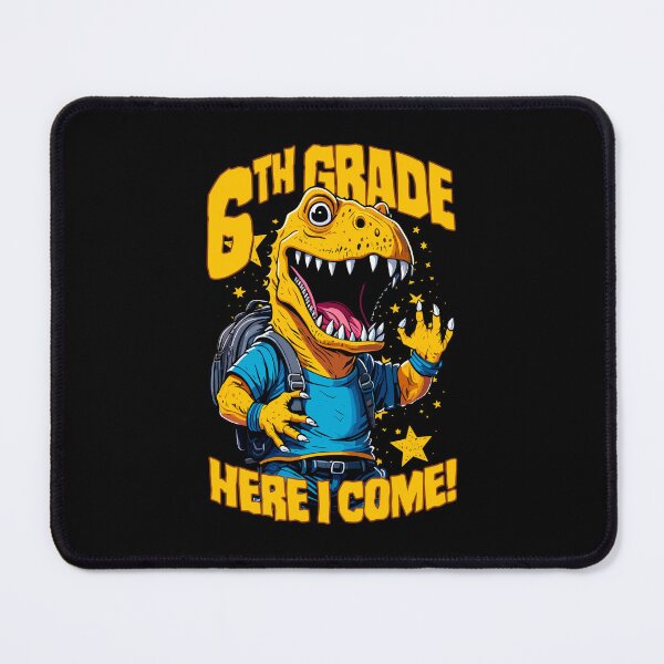 Item preview, 6th Grade Here I Come Back To First Day Of School T-Rex designed and sold by GrandeDuc.
