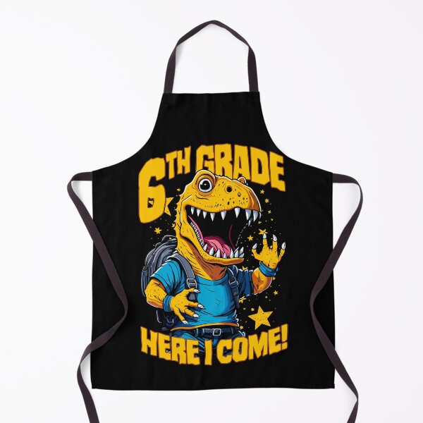 Item preview, 6th Grade Here I Come Back To First Day Of School T-Rex designed and sold by GrandeDuc.
