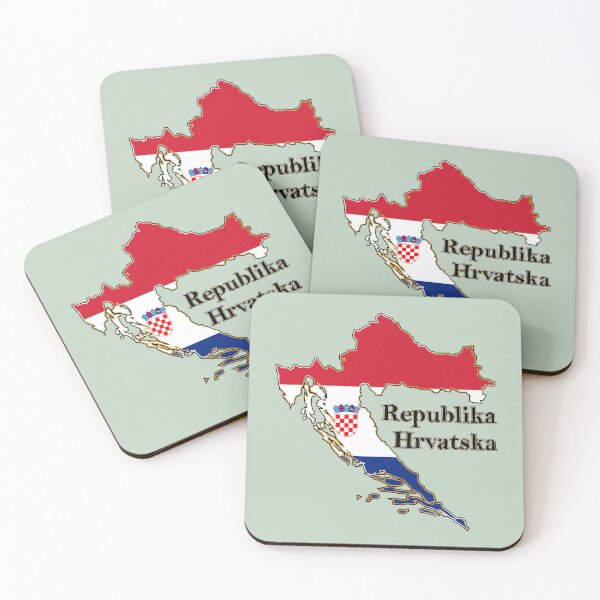 Item preview, Republika Hrvatska map flag designed and sold by antonietta40.