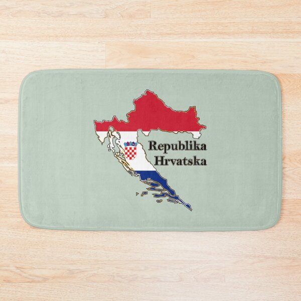 Item preview, Republika Hrvatska map flag designed and sold by antonietta40.