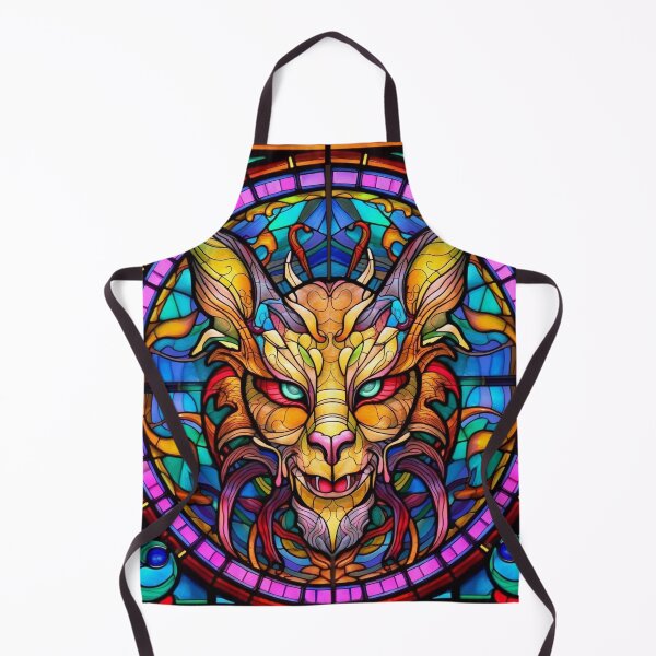 Item preview, Stained Glass Demon Pattern designed and sold by Desfix.