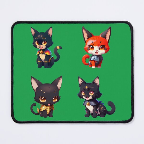 Item preview, Knightly Kittens Everywhere: Sticker Pack 1 designed and sold by ArtsyInventor.