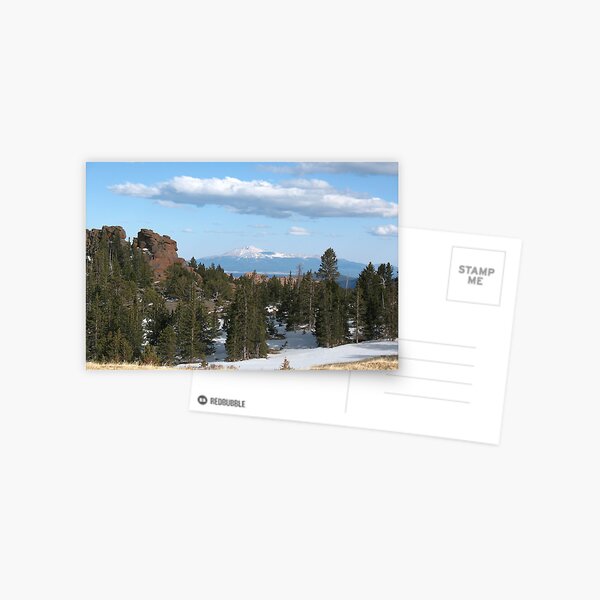Pikes Peak from Bison Mountain Plateau Postcard