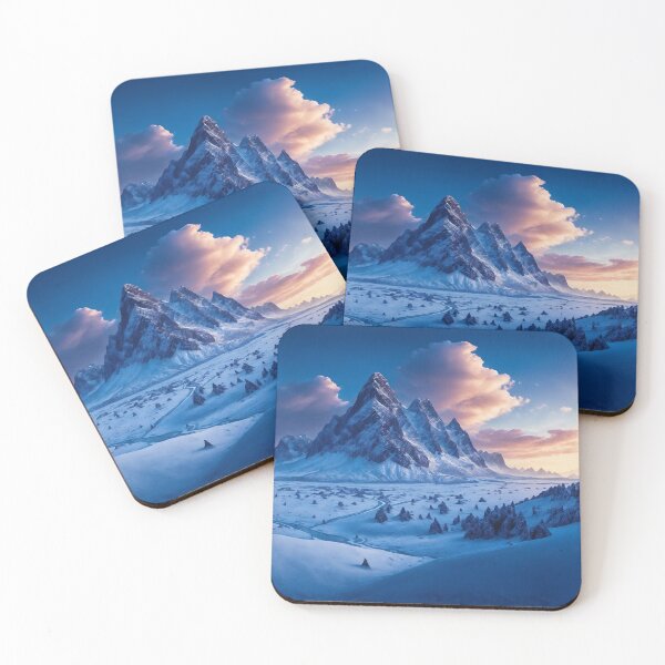 Item preview, An Awe-Inspiring Summer Scene Where Snow-Capped Mountains Dominate The Horizon, Standing Tall Under The Endless Expanse Of Blue Skies, Ai Generated Art designed and sold by AiGens.