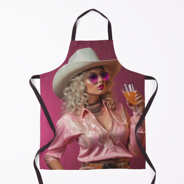 Artikelvorschau, Retro-Cowgirl trinkt Bier entworfen und verkauft von Foreververypoor.