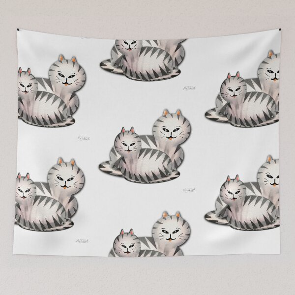 Item preview, Two of a kind cats designed and sold by MoTekent.