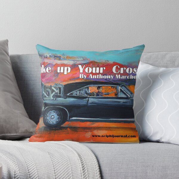 "Take up your cross" Throw Pillow