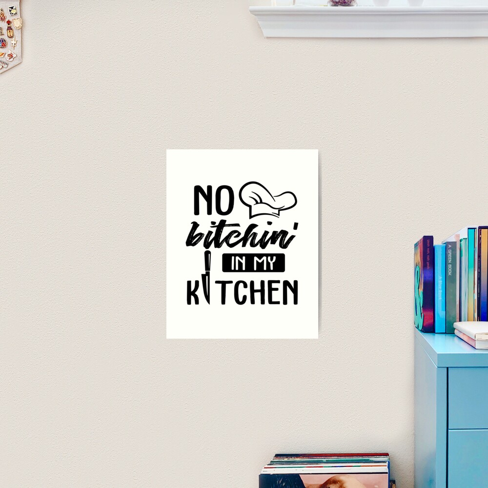 Rules Of The Kitchen Funny Chef Gifts For Women Men, National Personal Chef  Day Gifts For Kitchen Head Cook Staffs  Art Print for Sale by medroc