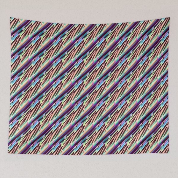 Item preview, Majestic Abstract Straight Lines | Abstract Art Print designed and sold by SobenArt.