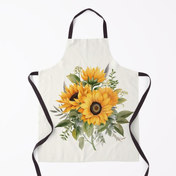 Item preview, Vintage Style Sunflowers Bouquet designed and sold by BlushPearls.