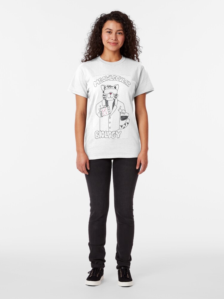 Alternate view of Meowlecular Biology Classic T-Shirt