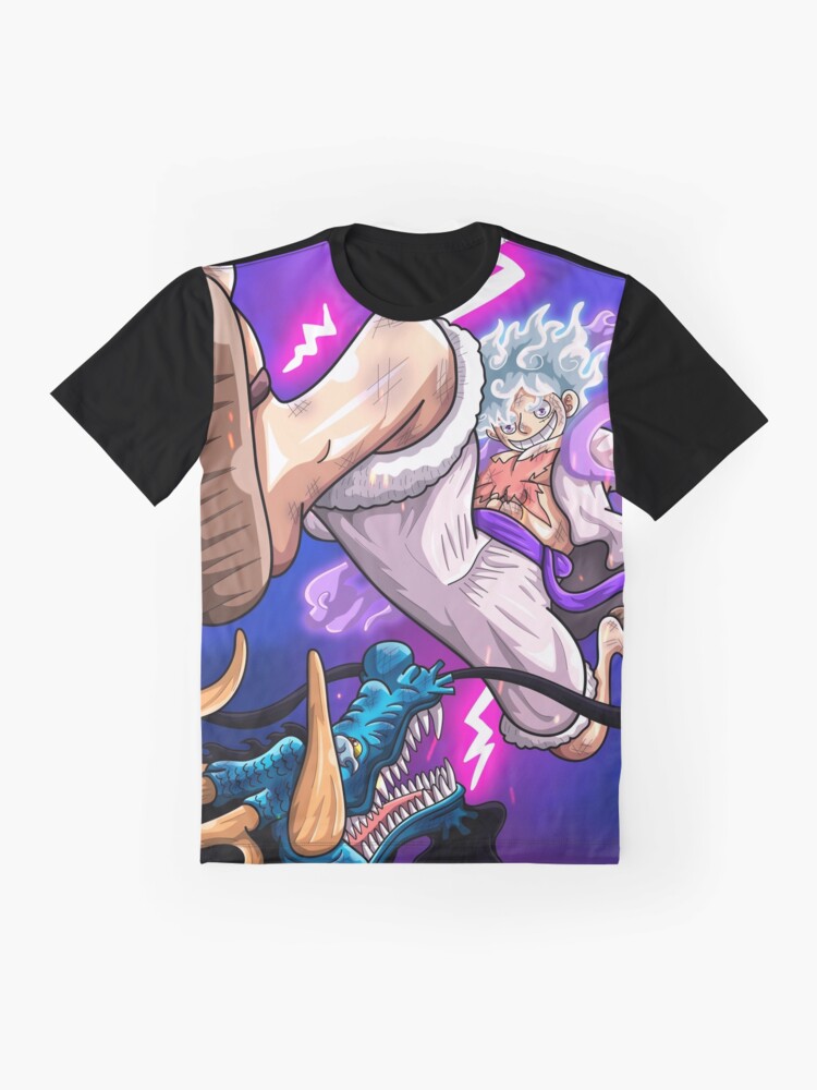 One Piece Luffy Gear 5 Vs Kaido Anime T-Shirt - Ink In Action